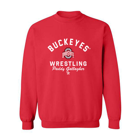 Ohio State - NCAA Wrestling : Paddy Gallagher - Classic Shersey Crewneck Sweatshirt-0
