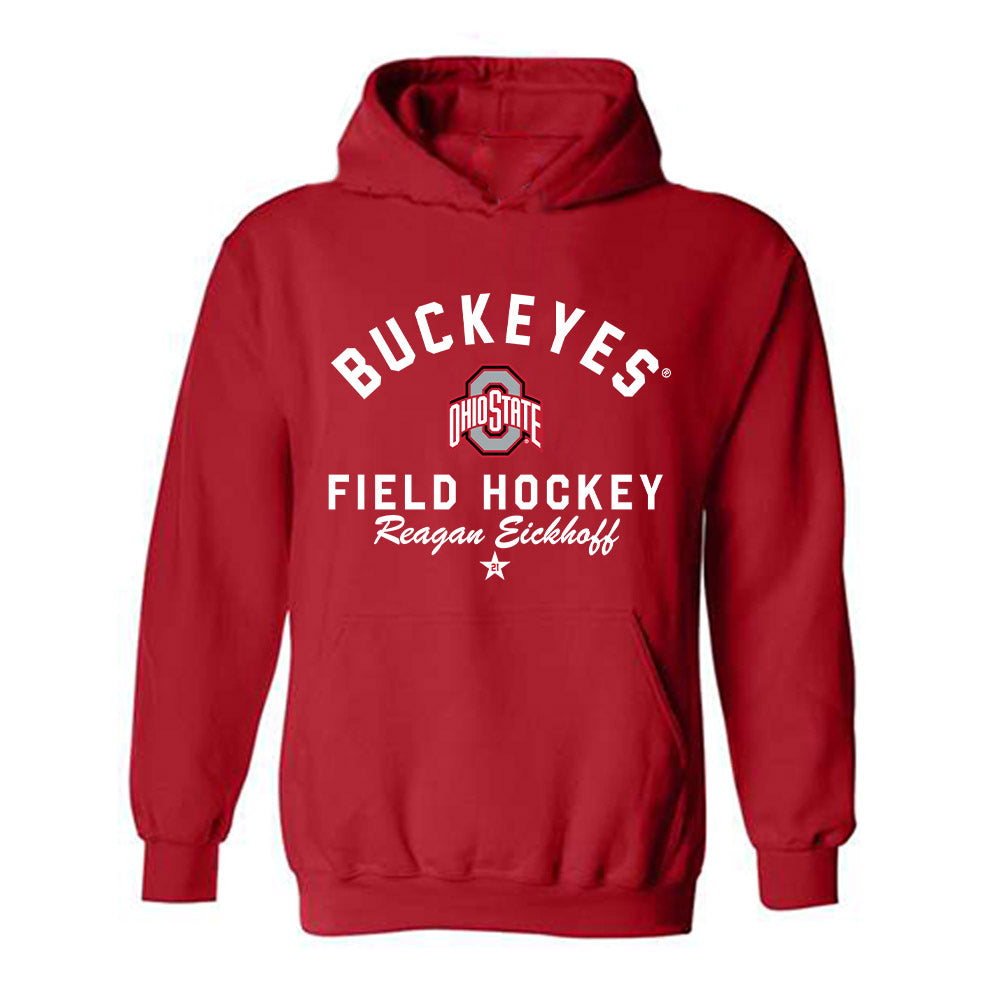 Ohio State - NCAA Women's Field Hockey : Reagan Eickhoff - Classic Shersey Hooded Sweatshirt-1