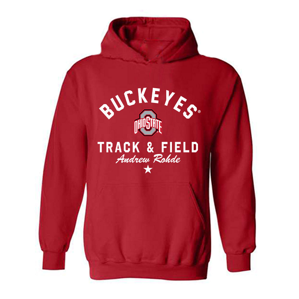 Ohio State - NCAA Men's Track & Field : Andrew Rohde - Classic Shersey Hooded Sweatshirt-1