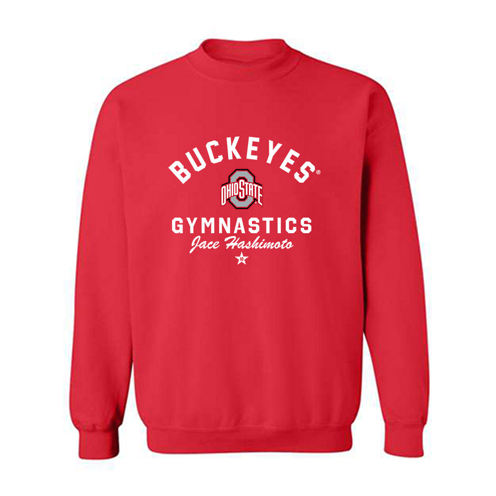 Ohio State - NCAA Men's Gymnastics : Jace Hashimoto - Classic Shersey Crewneck Sweatshirt-0