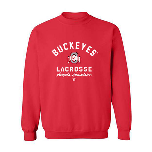 Ohio State - NCAA Men's Lacrosse : Angelo Lamatrice - Classic Shersey Crewneck Sweatshirt-0