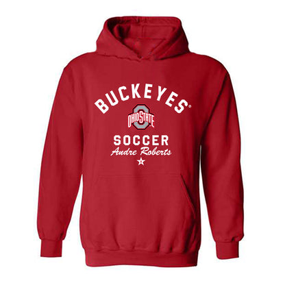 Ohio State - NCAA Men's Soccer : Andre Roberts - Classic Shersey Hooded Sweatshirt-1