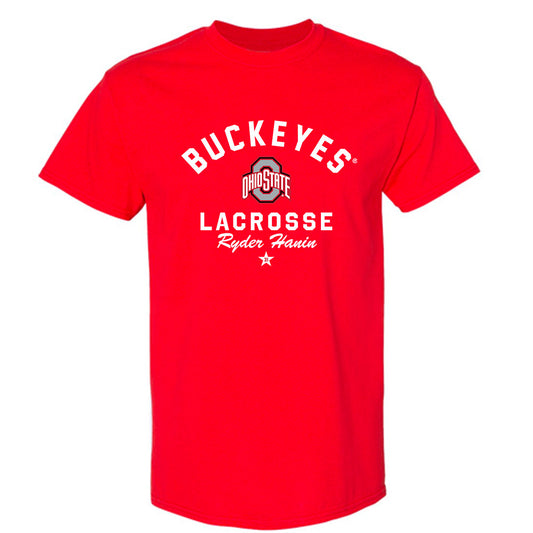 Ohio State - NCAA Men's Lacrosse : Ryder Hanin - Classic Shersey T-Shirt-0
