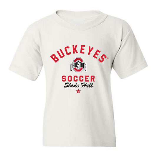 Ohio State - NCAA Men's Soccer : Slade Hall - Classic Shersey Youth T-Shirt-0