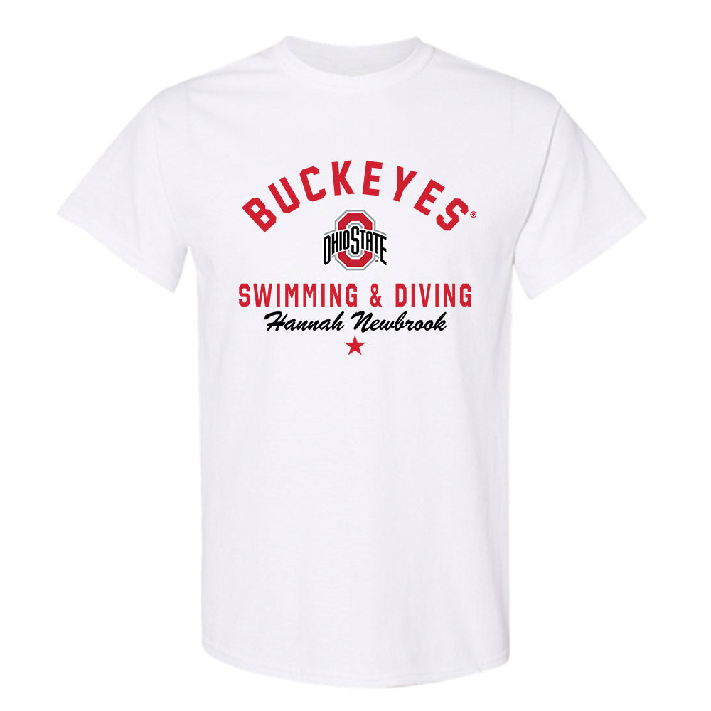 Ohio State - NCAA Women's Swimming & Diving : Hannah Newbrook - Classic Shersey T-Shirt-0