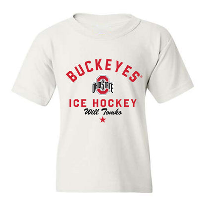 Ohio State - NCAA Men's Ice Hockey : Will Tomko - Classic Shersey Youth T-Shirt-0