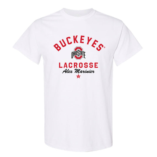 Ohio State - NCAA Men's Lacrosse : Alex Marinier - Classic Shersey T-Shirt-0
