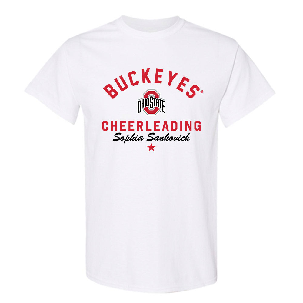 Ohio State - NCAA Cheerleading : Sophia Sankovich - Classic Shersey T-Shirt-0