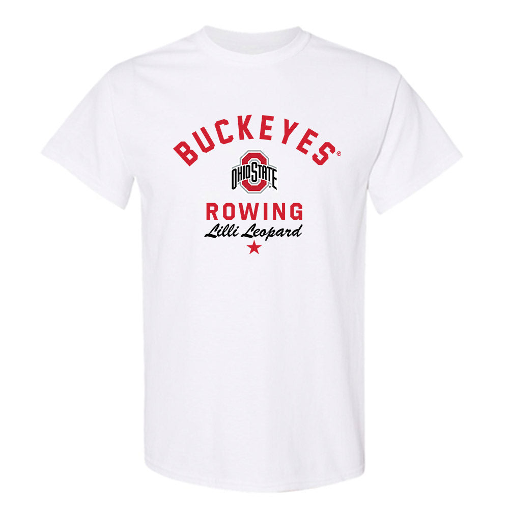 Ohio State - NCAA Women's Rowing : Lilli Leopard - Classic Shersey T-Shirt-0