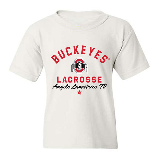Ohio State - NCAA Men's Lacrosse : Angelo Lamatrice IV - Classic Shersey Youth T-Shirt-0