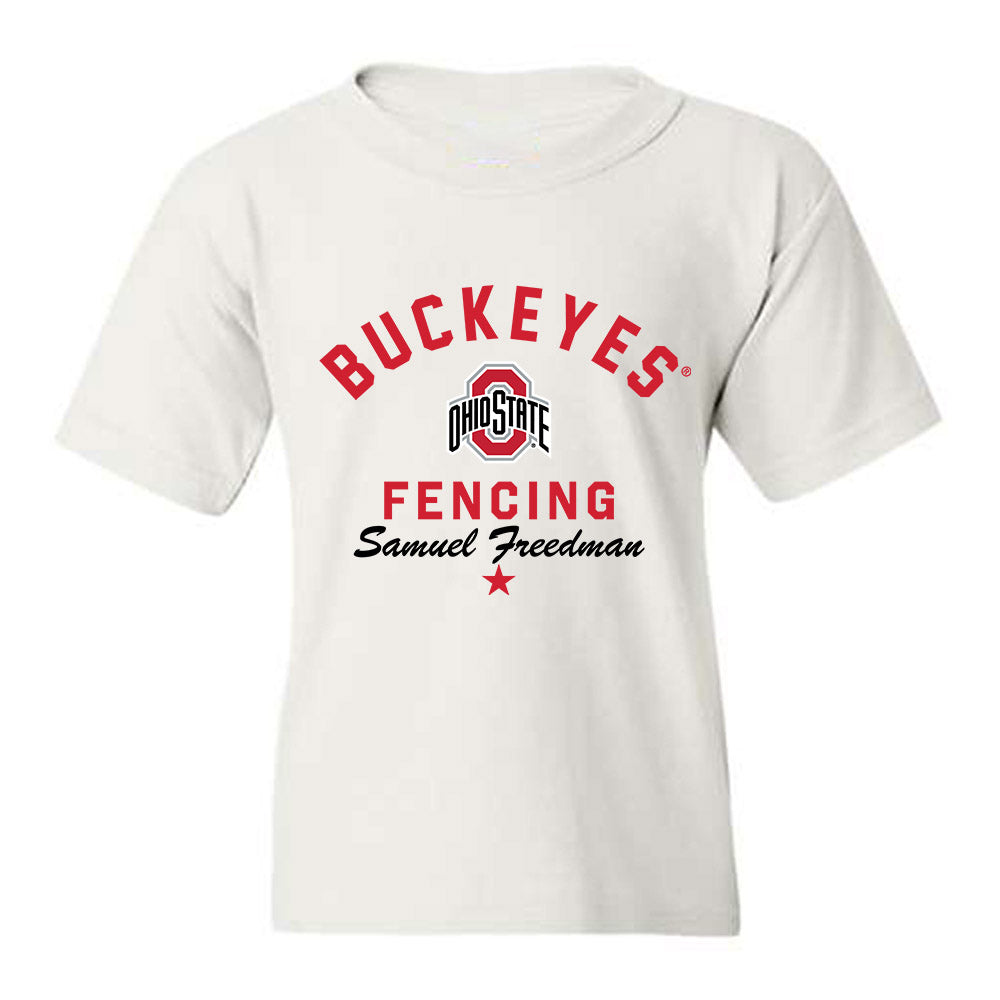 Ohio State - NCAA Men's Fencing : Samuel Freedman - Classic Shersey Youth T-Shirt-0