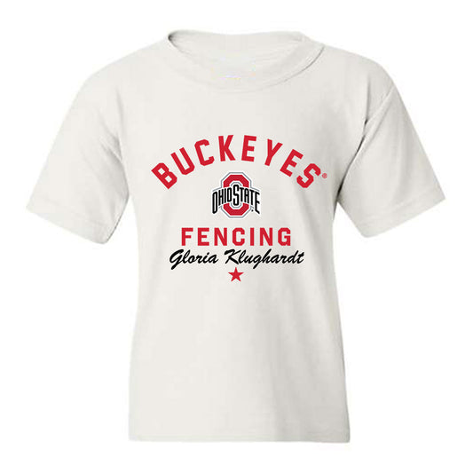 Ohio State - NCAA Women's Fencing : Gloria Klughardt - Classic Shersey Youth T-Shirt-0