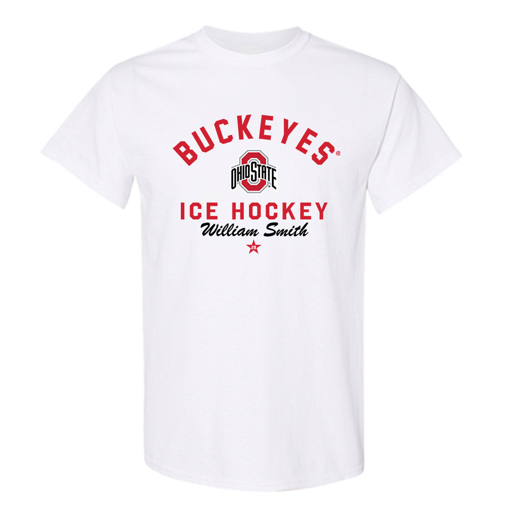 Ohio State - NCAA Men's Ice Hockey : William Smith - Classic Shersey T-Shirt-0