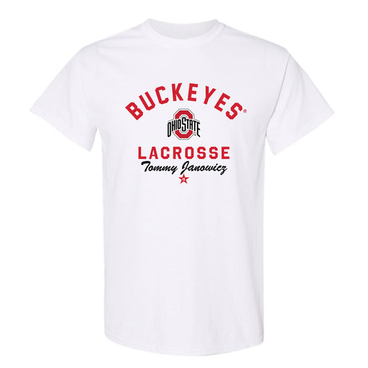 Ohio State - NCAA Men's Lacrosse : Tommy Janowicz - Classic Shersey T-Shirt-0