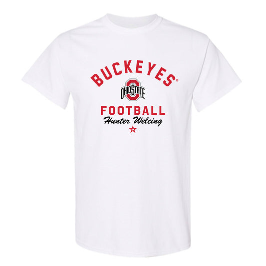 Ohio State - NCAA Football : Hunter Welcing - Classic Shersey T-Shirt-0