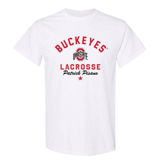 Ohio State - NCAA Men's Lacrosse : Patrick Pisano - Classic Shersey T-Shirt-0