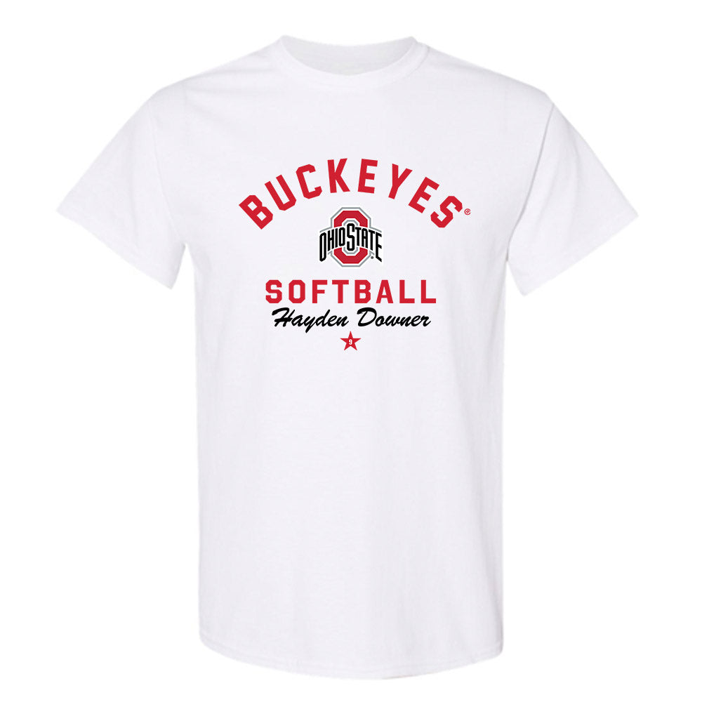 Ohio State - NCAA Softball : Hayden Downer - Classic Shersey T-Shirt-0