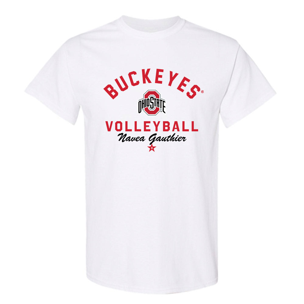 Ohio State - NCAA Women's Volleyball : Navea Gauthier - Classic Shersey T-Shirt-0