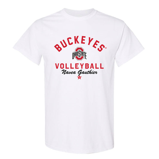 Ohio State - NCAA Women's Volleyball : Navea Gauthier - Classic Shersey T-Shirt-0
