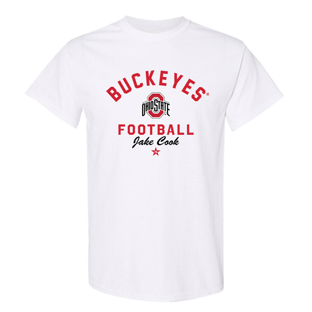 Ohio State - NCAA Football : Jake Cook - Classic Shersey T-Shirt-0
