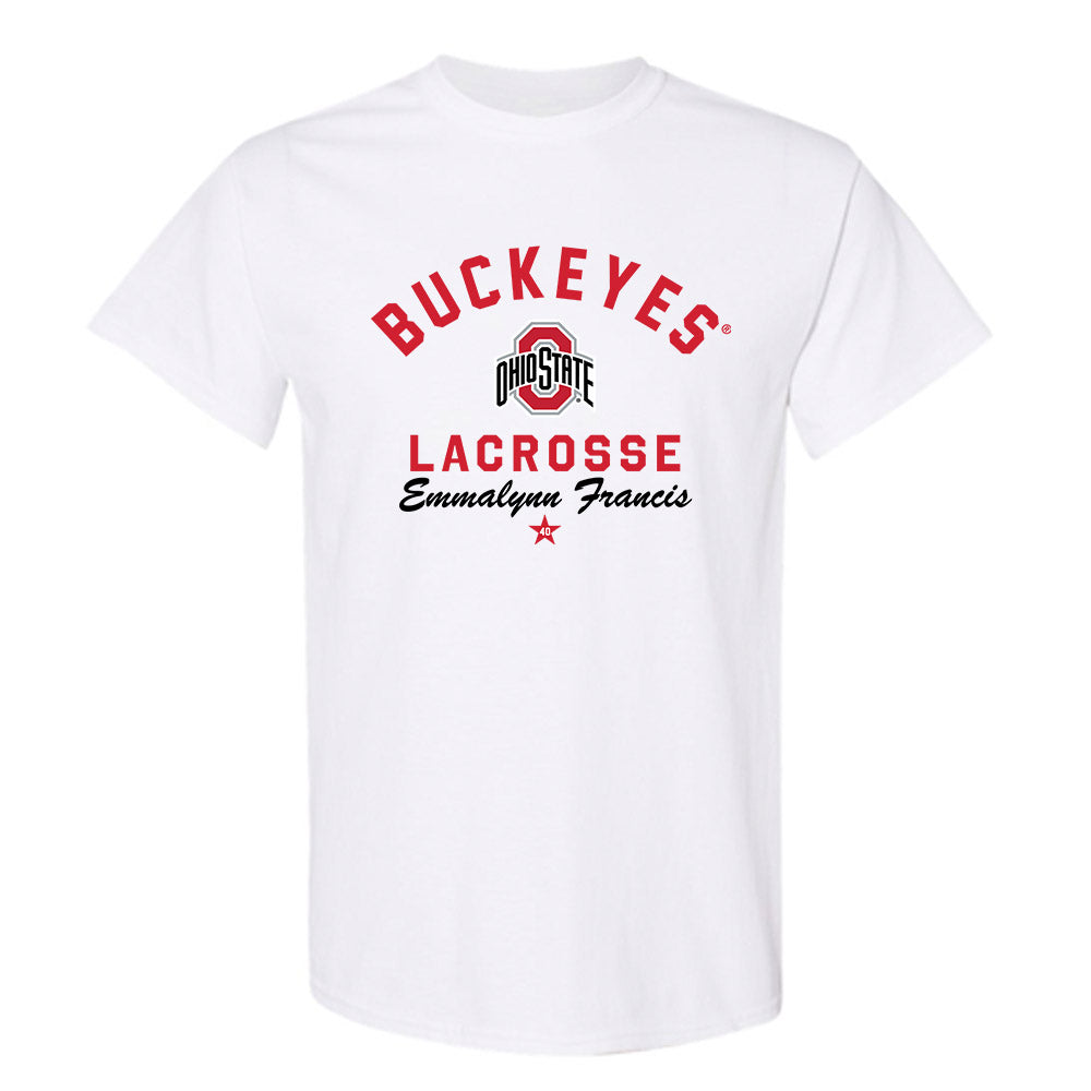 Ohio State - NCAA Women's Lacrosse : Emmalynn Francis - Classic Shersey T-Shirt-0