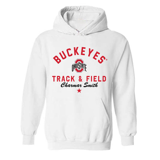 Ohio State - NCAA Men's Track & Field : Charmar Smith - Classic Shersey Hooded Sweatshirt-0