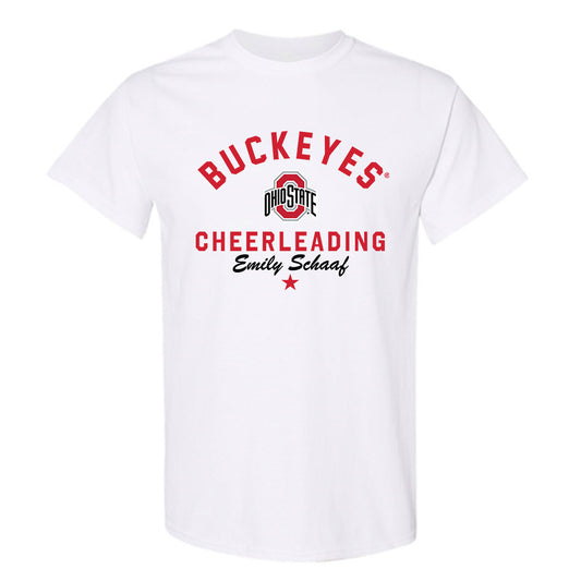 Ohio State - NCAA Cheerleading : Emily Schaaf - Classic Shersey T-Shirt-0