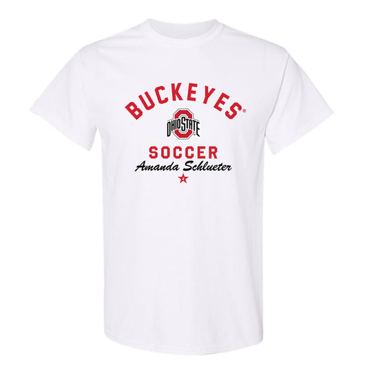 Ohio State - NCAA Women's Soccer : Amanda Schlueter - Classic Shersey T-Shirt-0