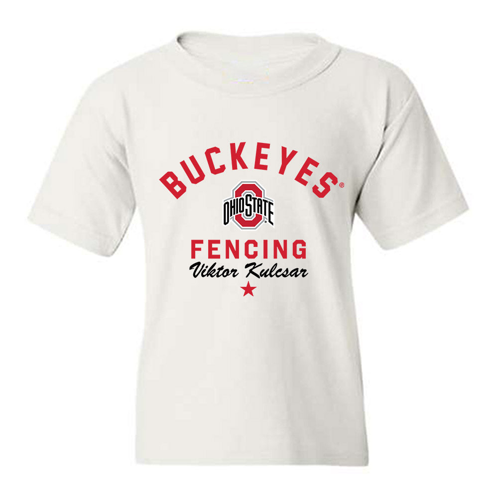 Ohio State - NCAA Men's Fencing : Viktor Kulcsar - Classic Shersey Youth T-Shirt-0