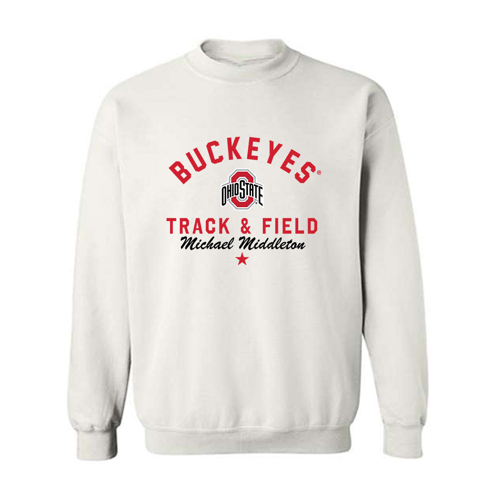 Ohio State - NCAA Men's Track & Field : Michael Middleton - Classic Shersey Crewneck Sweatshirt-0