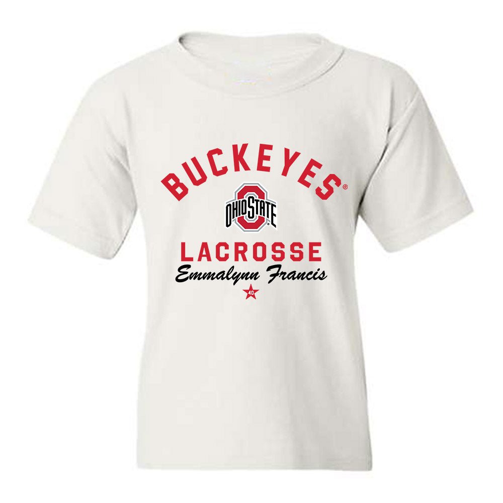 Ohio State - NCAA Women's Lacrosse : Emmalynn Francis - Classic Shersey Youth T-Shirt-0