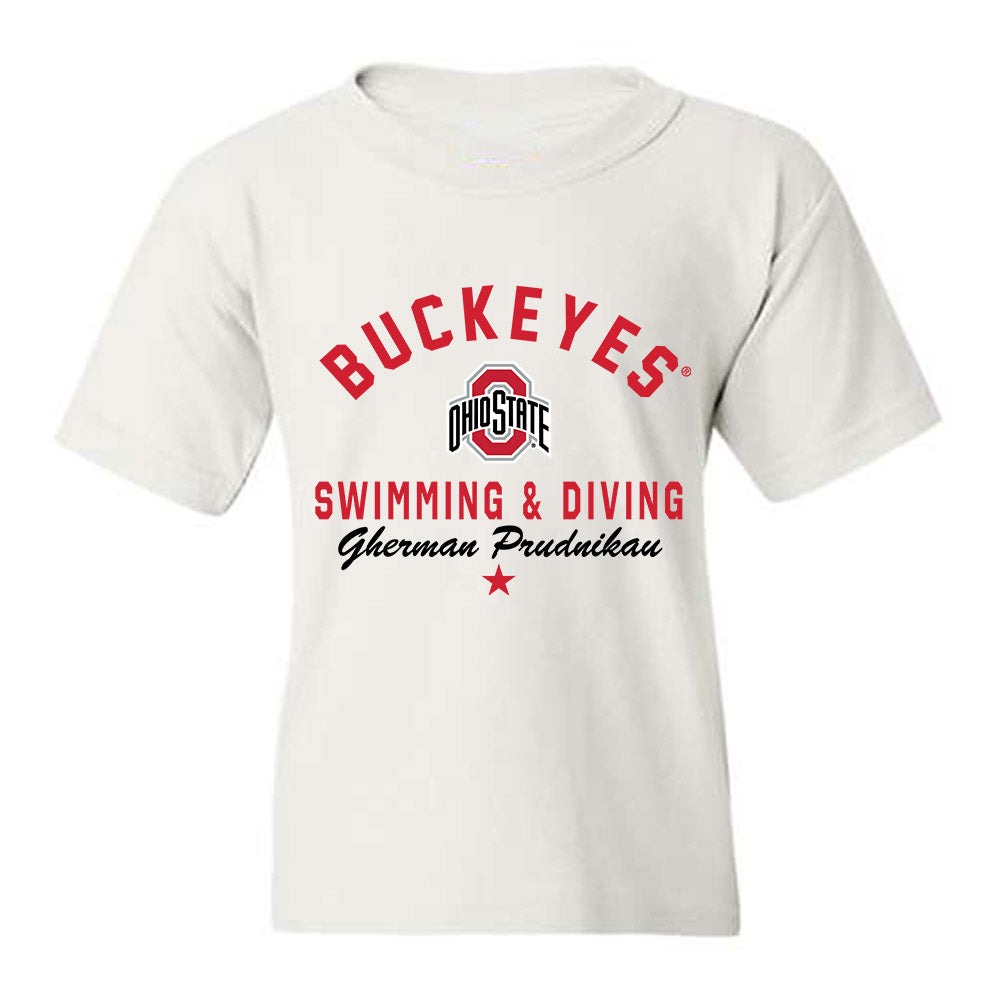 Ohio State - NCAA Men's Swimming & Diving : Gherman Prudnikau - Classic Shersey Youth T-Shirt-0