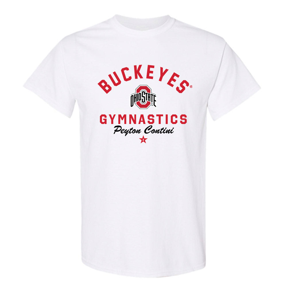 Ohio State - NCAA Men's Gymnastics : Peyton Contini - Classic Shersey T-Shirt-0