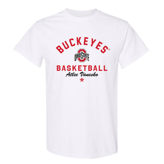 Ohio State - NCAA Women's Basketball : Atlee Vanesko - Classic Shersey T-Shirt-0