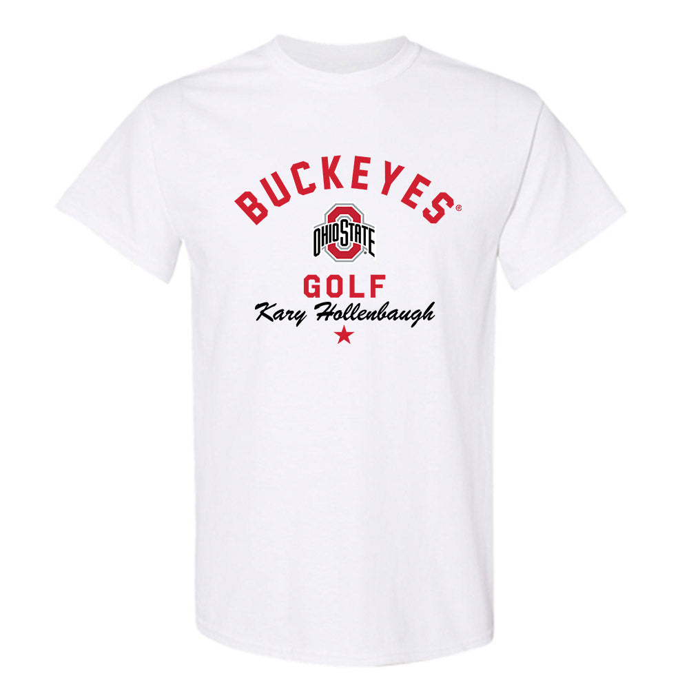 Ohio State - NCAA Women's Golf : Kary Hollenbaugh - Classic Shersey T-Shirt-0