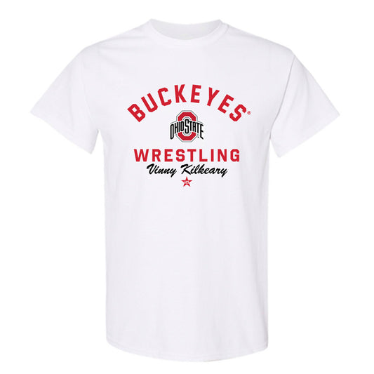 Ohio State - NCAA Wrestling : Vinny Kilkeary - Classic Shersey T-Shirt-0