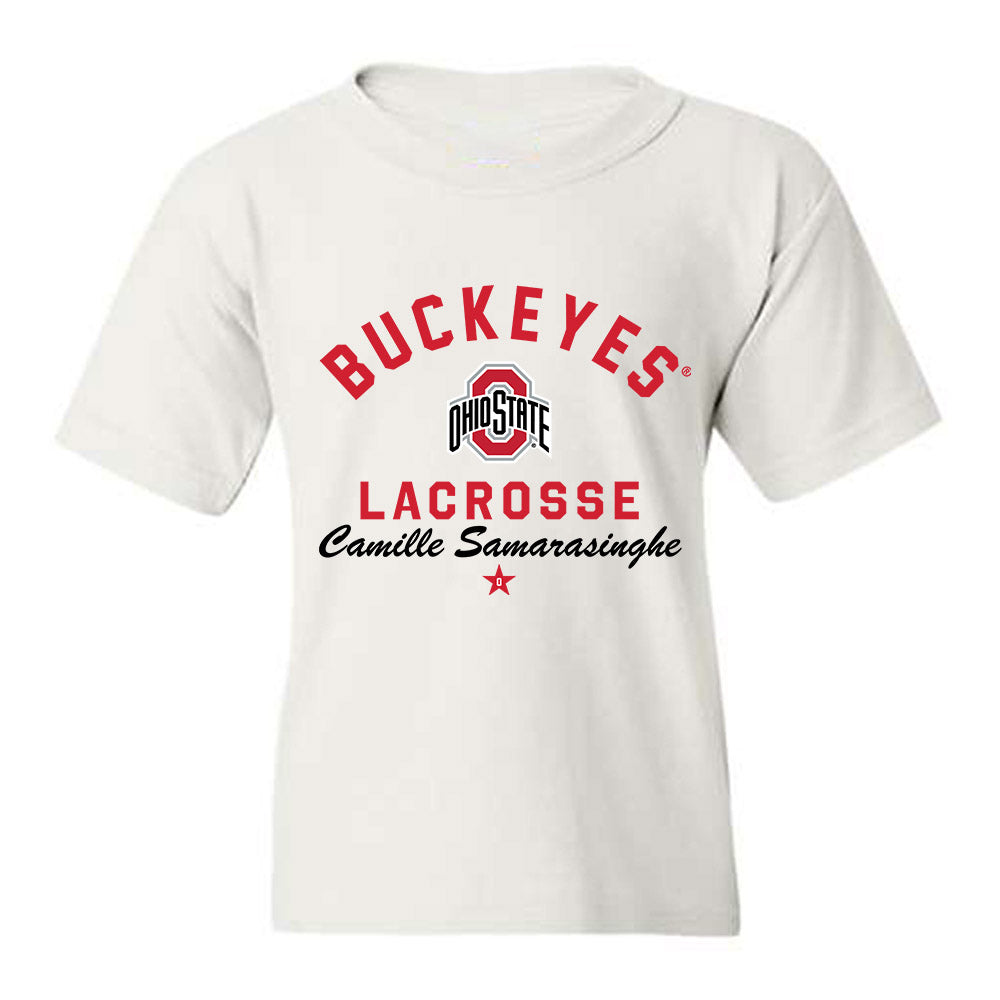 Ohio State - NCAA Women's Lacrosse : Camille Samarasinghe - Classic Shersey Youth T-Shirt-0