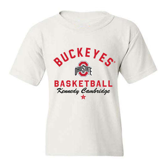 Ohio State - NCAA Women's Basketball : Kennedy Cambridge - Classic Shersey Youth T-Shirt-0
