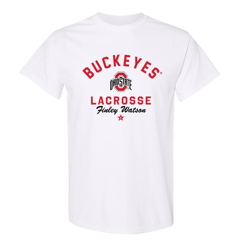 Ohio State - NCAA Men's Lacrosse : Finley Watson - Classic Shersey T-Shirt-0