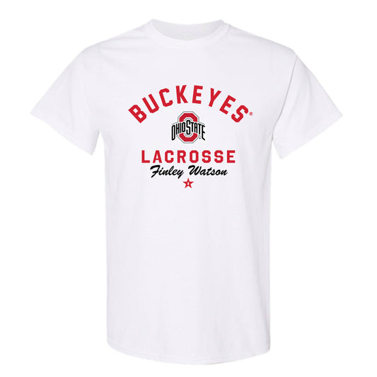 Ohio State - NCAA Men's Lacrosse : Finley Watson - Classic Shersey T-Shirt-0