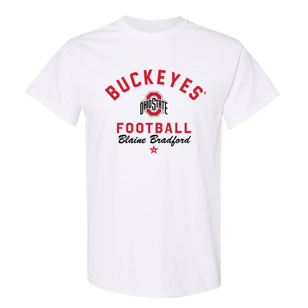 Ohio State - NCAA Football : Blaine Bradford - Classic Shersey T-Shirt-0
