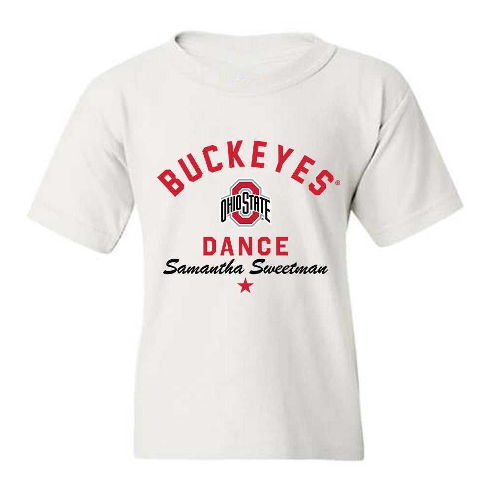 Ohio State - Dance Team : Samantha Sweetman - Classic Shersey Youth T-Shirt-0