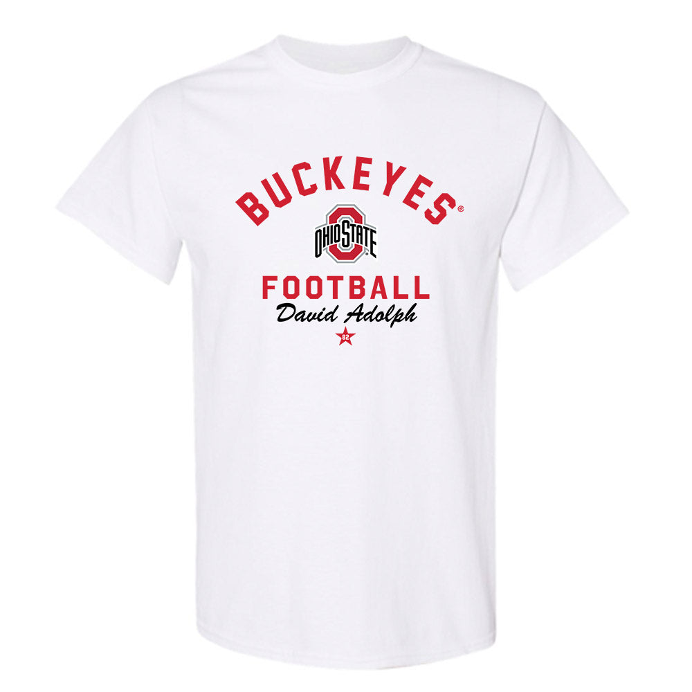 Ohio State - NCAA Football : David Adolph - Classic Shersey T-Shirt-0