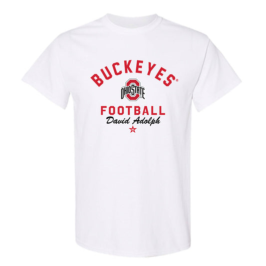 Ohio State - NCAA Football : David Adolph - Classic Shersey T-Shirt-0