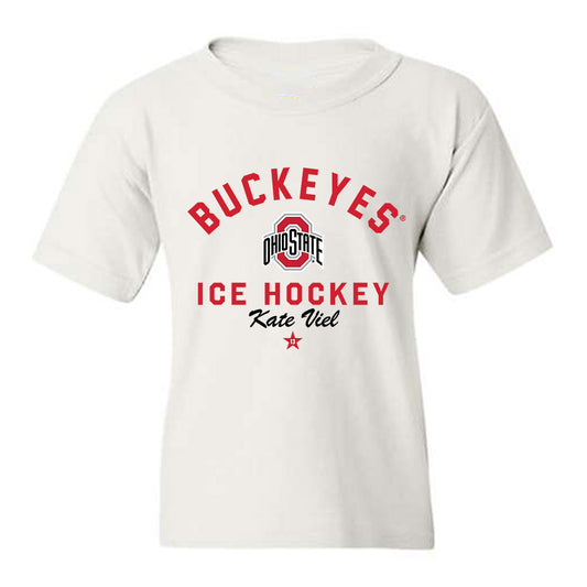 Ohio State - NCAA Women's Ice Hockey : Kate Viel - Classic Shersey Youth T-Shirt-0