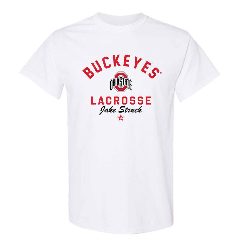 Ohio State - NCAA Men's Lacrosse : Jake Struck - Classic Shersey T-Shirt-0