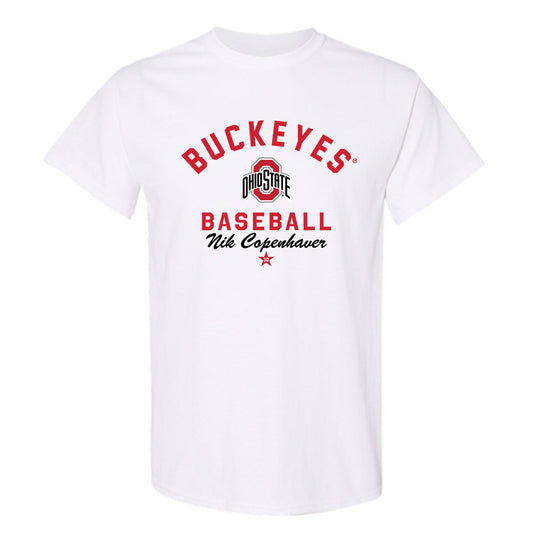 Ohio State - NCAA Baseball : Nik Copenhaver - Classic Shersey T-Shirt-0