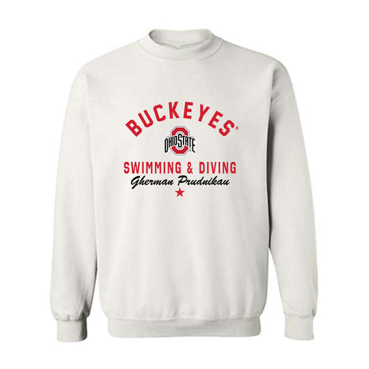 Ohio State - NCAA Men's Swimming & Diving : Gherman Prudnikau - Classic Shersey Crewneck Sweatshirt-0