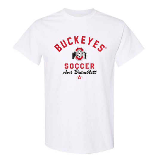 Ohio State - NCAA Women's Soccer : Ava Bramblett - Classic Shersey T-Shirt-0