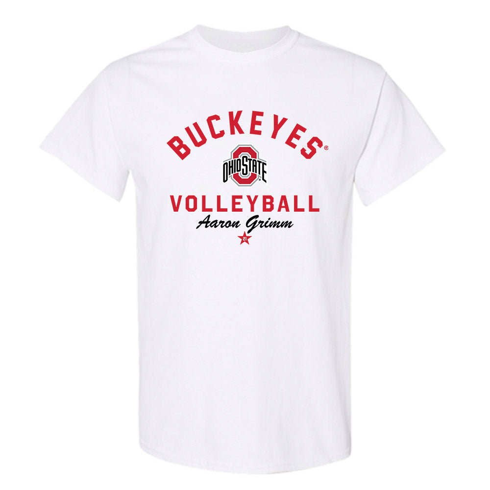 Ohio State - NCAA Men's Volleyball : Aaron Grimm - Classic Shersey T-Shirt-0